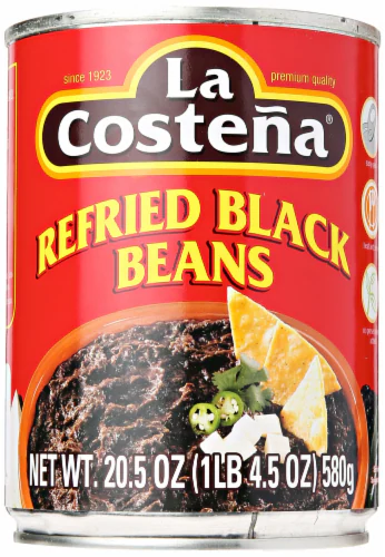 REFRIED BLACK BEANS 28.8 OZ