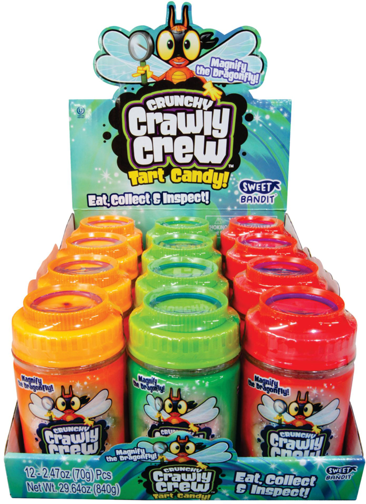 CRUNCHY CRAWLY CREW TART CANDY
