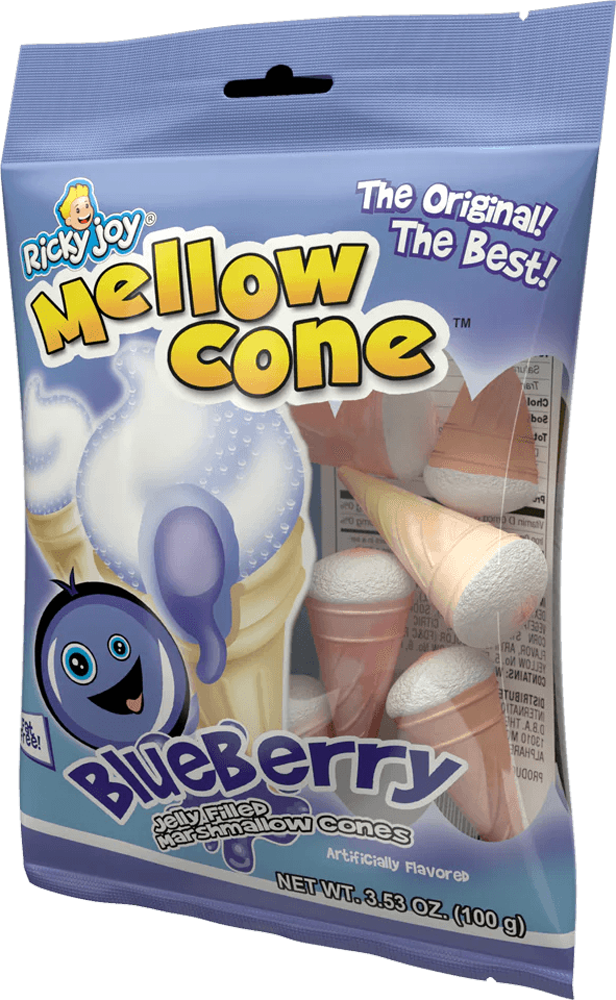 MARSH MELLOW CONE BLUEBERRY