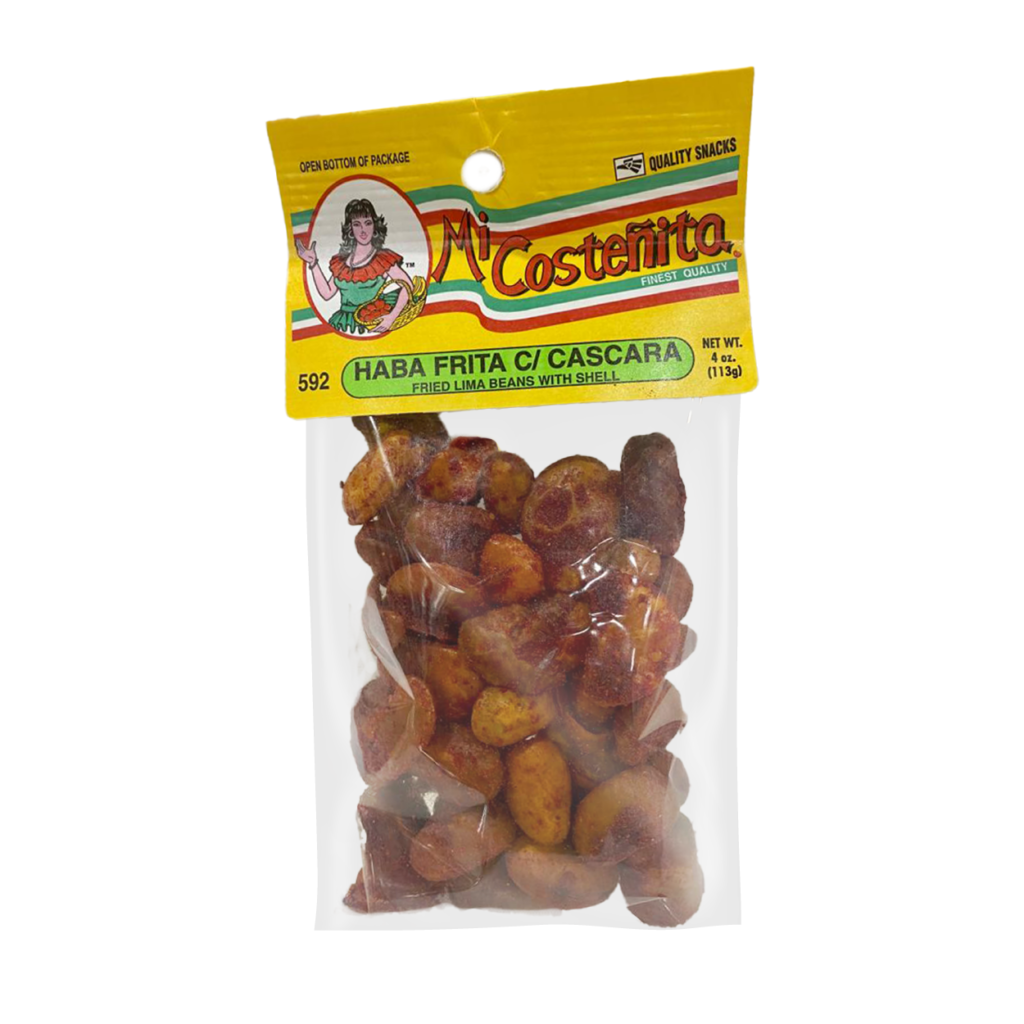 HABA FRITA CON CASCARA