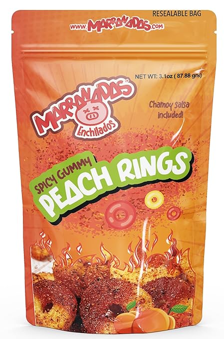 BOLSITA SPICY GUMMY PEACH RINGS