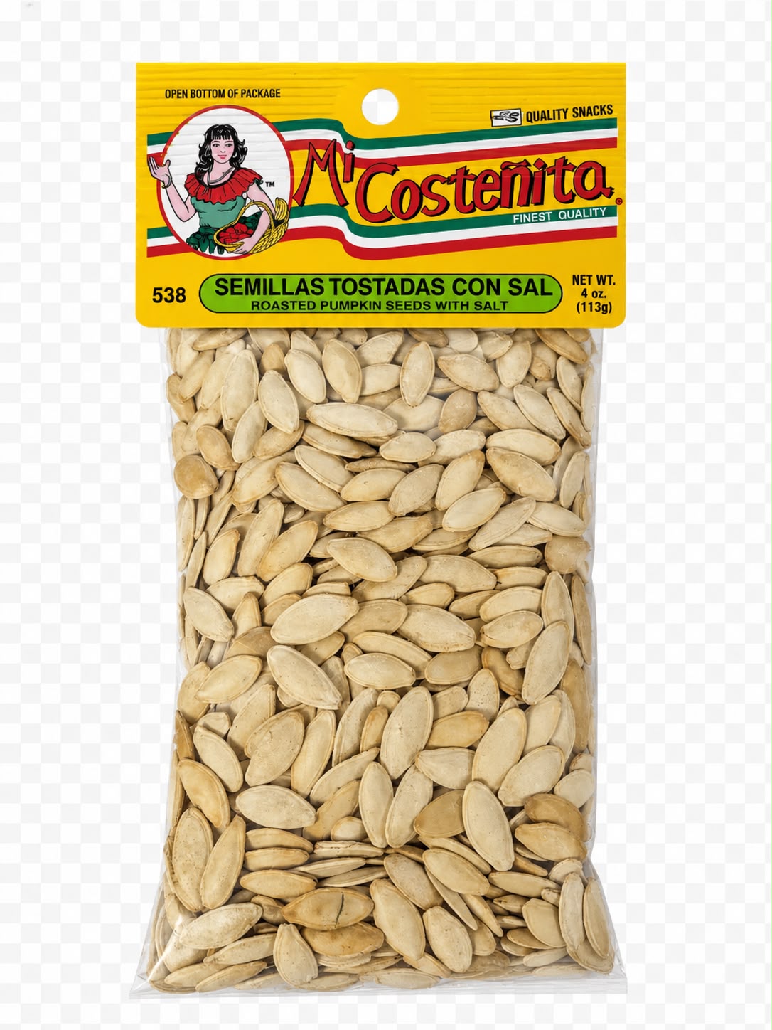 SEMILLAS TOSTADAS CON SAL