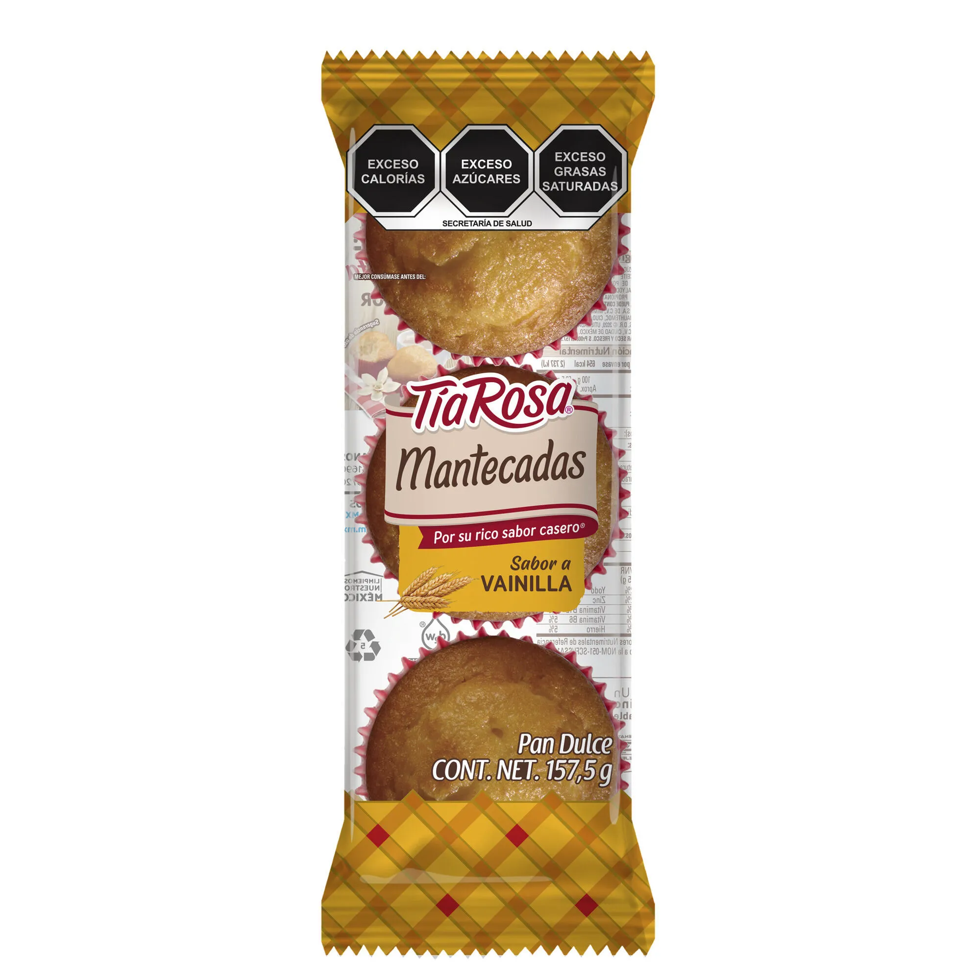 MANTECADAS SABOR VAINILLA