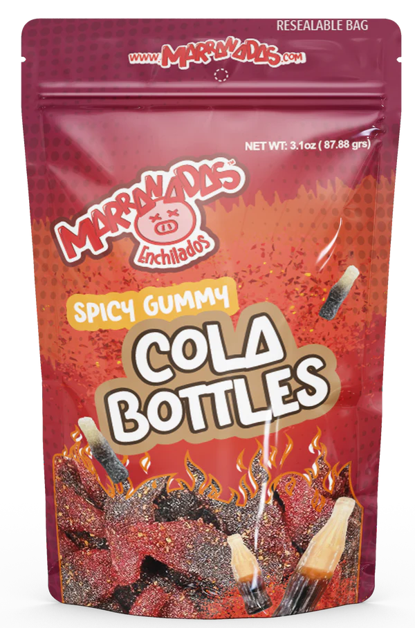 BOLSITA SPICY GUMMY COLA BOTTLES