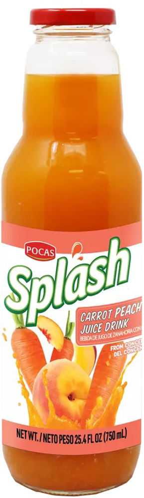 SPLASH APPLE CARROT PEACH JUICE
