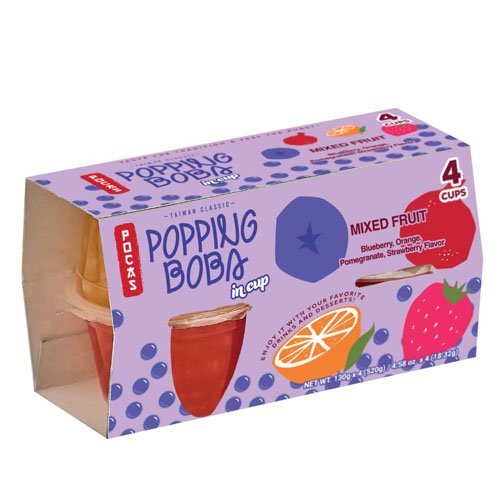 POPPING BOBA IN CUP MIXED FRUIT