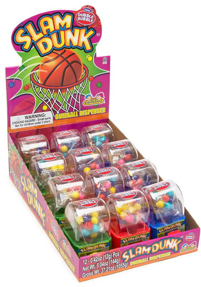 SLAM DUNK GUMBALL DISPENSER