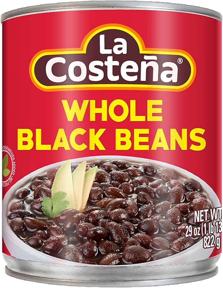 WHOLE BLACK BEANS 29OZ