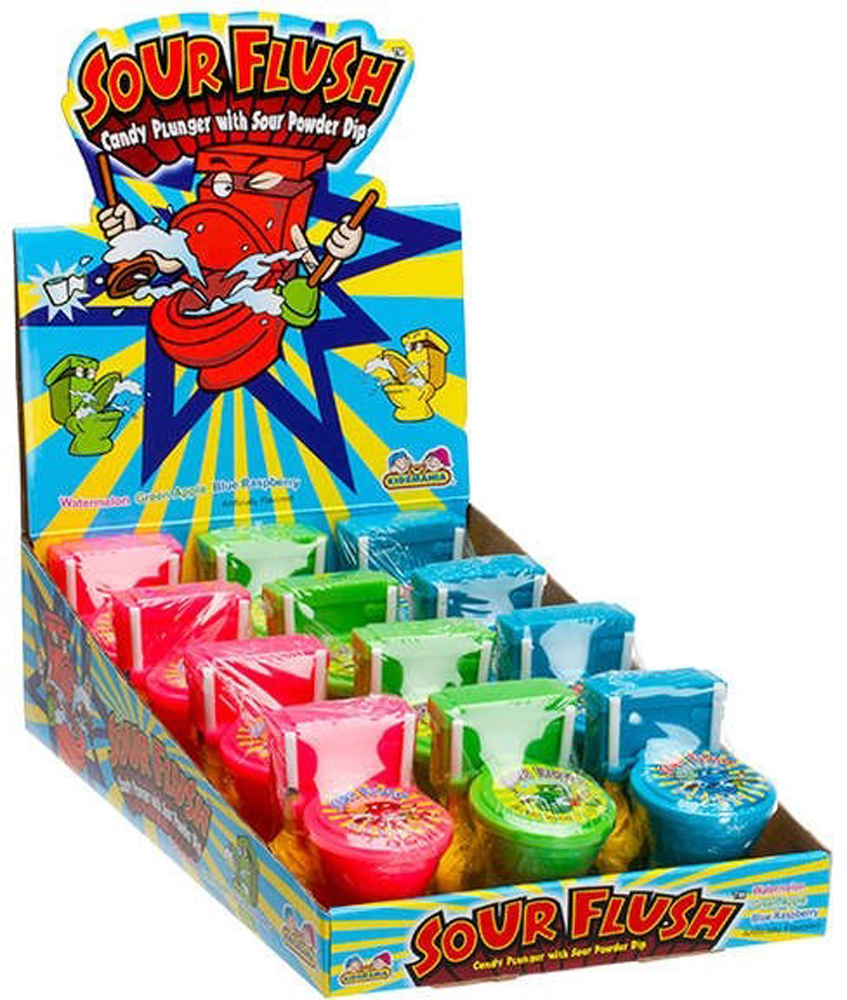 SOUR FLUSH CANDY PLUNGER