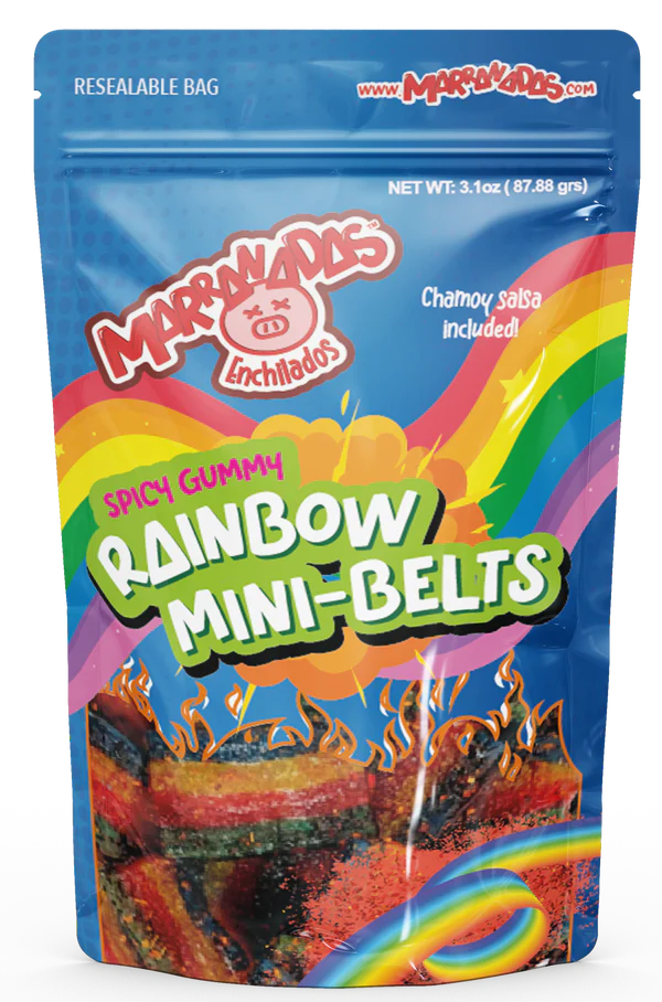 BOLSITA SPICY GUMMY RAINBOW MINI BELTS